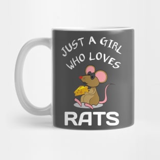 Just A Girl Who Loves Rats Owner Lover Mug